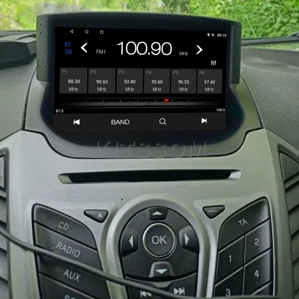 Multimídia Ecosport 2013 2014 2015 2016 Embutida V2 Carplay 9" 2012-V2 CAR AUDIO-Kitssom