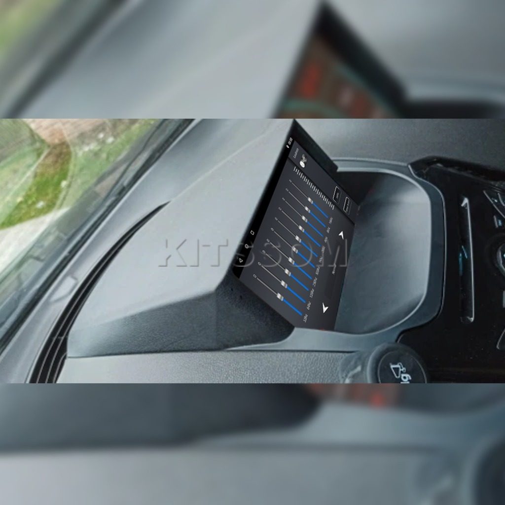 Multimídia Ecosport 2013 2014 2015 2016 Embutida V2 Carplay 9" 2012-V2 CAR AUDIO-Kitssom