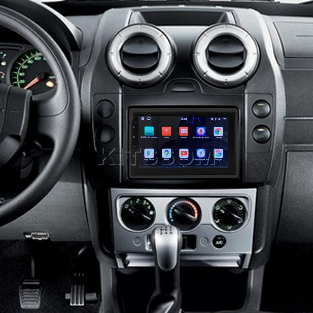 Multimídia Ecosport Fiesta 2010 2011 2012 2013 V2 Carplay 7" 2004 2005 2006 2007 2008 2009-V2 CAR AUDIO-Kitssom