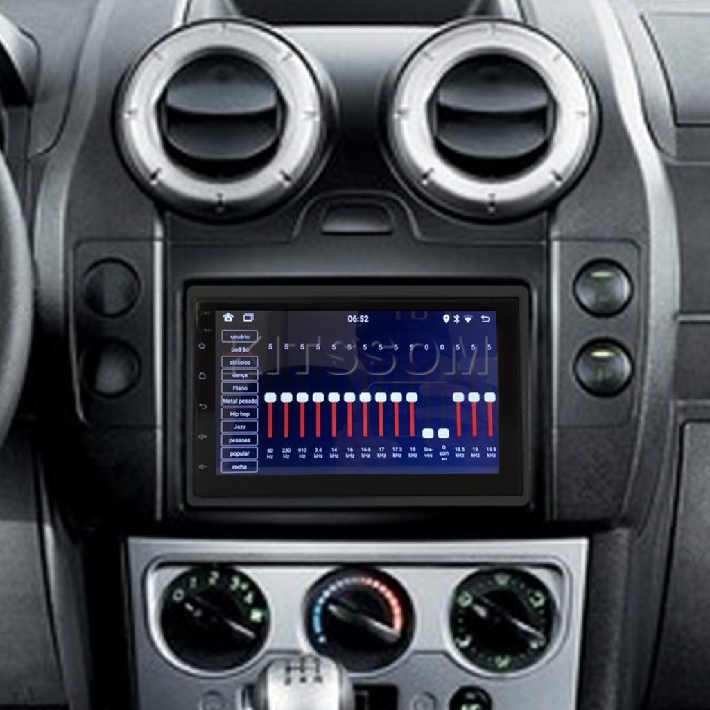 Multimídia Ecosport Fiesta 2010 2011 2012 2013 V2 Carplay 7" 2004 2005 2006 2007 2008 2009-V2 CAR AUDIO-Kitssom
