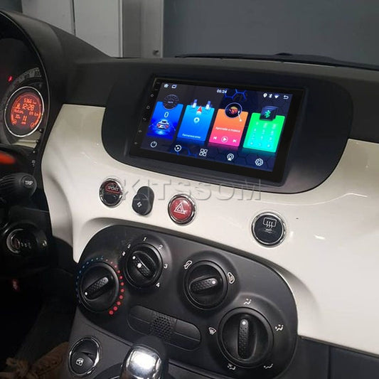 Multimídia Fiat 500 2011 2012 2013 2014 2015 V2 Carplay 7"-V2 CAR AUDIO-Kitssom