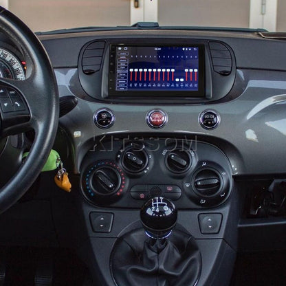 Multimidia Fiat 500 2014 2015 Com Saídas de Ar V2 Carplay 7" 2011 2012 2013-V2 CAR AUDIO-Kitssom