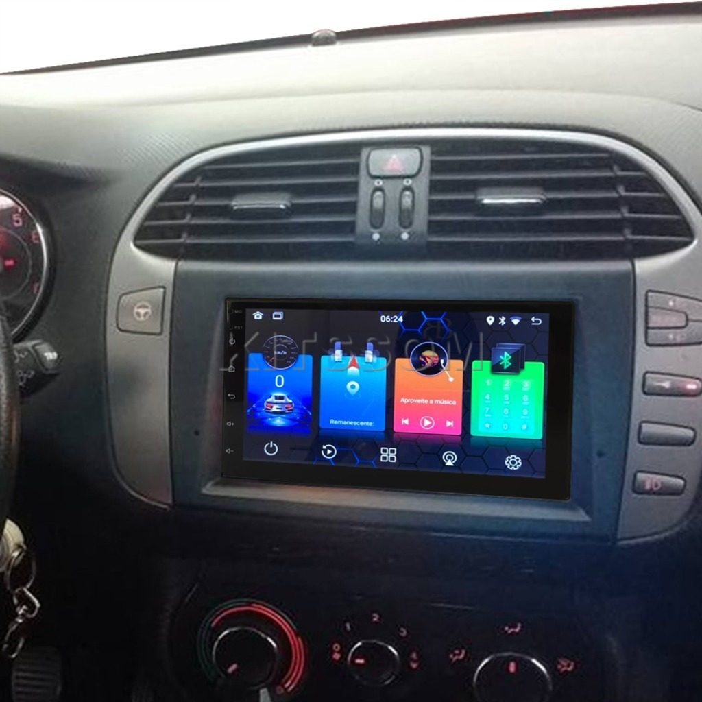Multimídia Fiat Bravo 2011 2012 2013 2014 2015 V2 Carplay 7"-V2 CAR AUDIO-Kitssom