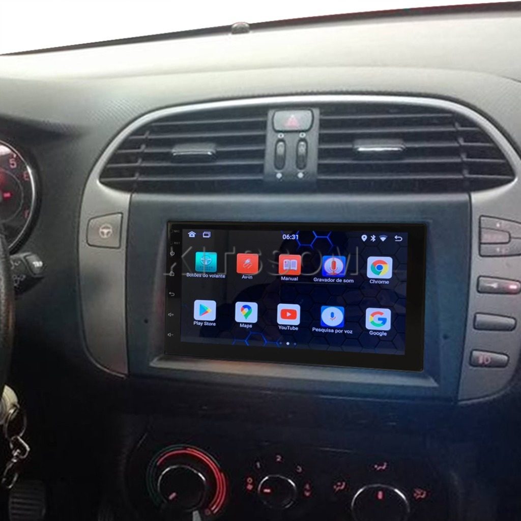 Multimídia Fiat Bravo 2011 2012 2013 2014 2015 V2 Carplay 7"-V2 CAR AUDIO-Kitssom