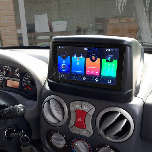 Multimídia Fiat Doblo 2015 2016 2017 2018 2019 V2 Carplay 7" 2011 2012 2013 2014-V2 CAR AUDIO-Kitssom