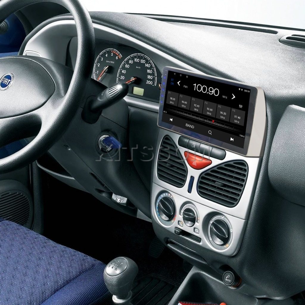 Multimídia Fiat Palio Fire Siena 2003 2004 2005 V2 Carplay 9" Strada Weekend 2000 2001 2002-V2 CAR AUDIO-Kitssom