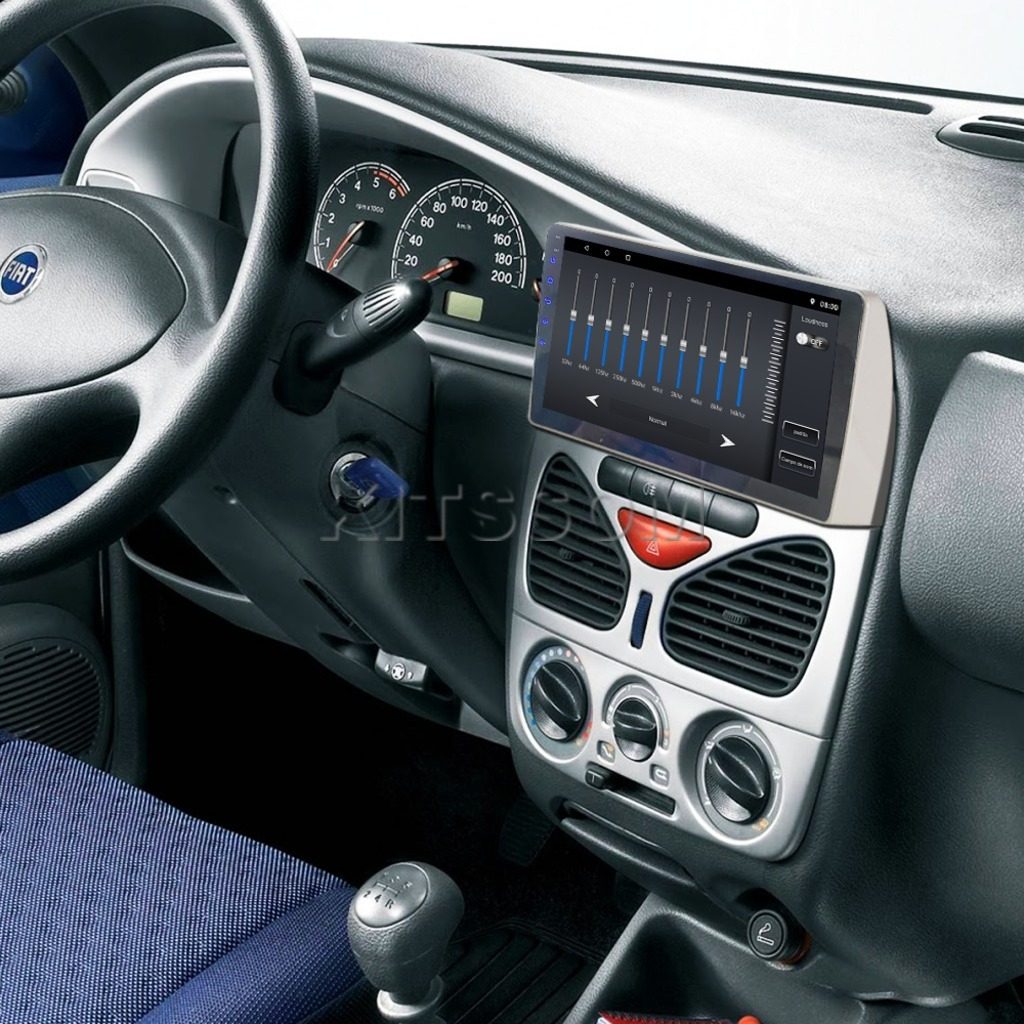 Multimídia Fiat Palio Fire Siena 2003 2004 2005 V2 Carplay 9" Strada Weekend 2000 2001 2002-V2 CAR AUDIO-Kitssom