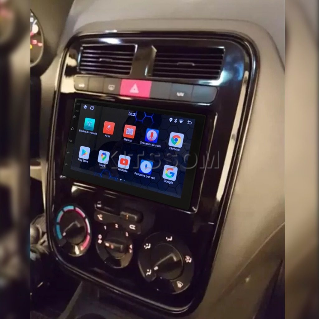 Multimídia Fiat Punto 2009 2010 2011 2012 2013 V2 Carplay 7" 2008-V2 CAR AUDIO-Kitssom