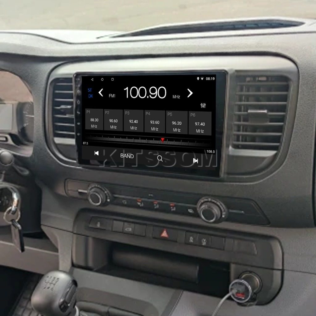 Multimídia Fiat Scudo 2021 2022 2023 2024 V2 Carplay 9"-V2 CAR AUDIO-Kitssom