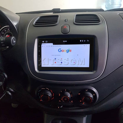 Multimídia Fiat Siena 2016 2017 2018 2019 2020 V2 Carplay 7" 2013 2014 2015-V2 CAR AUDIO-Kitssom