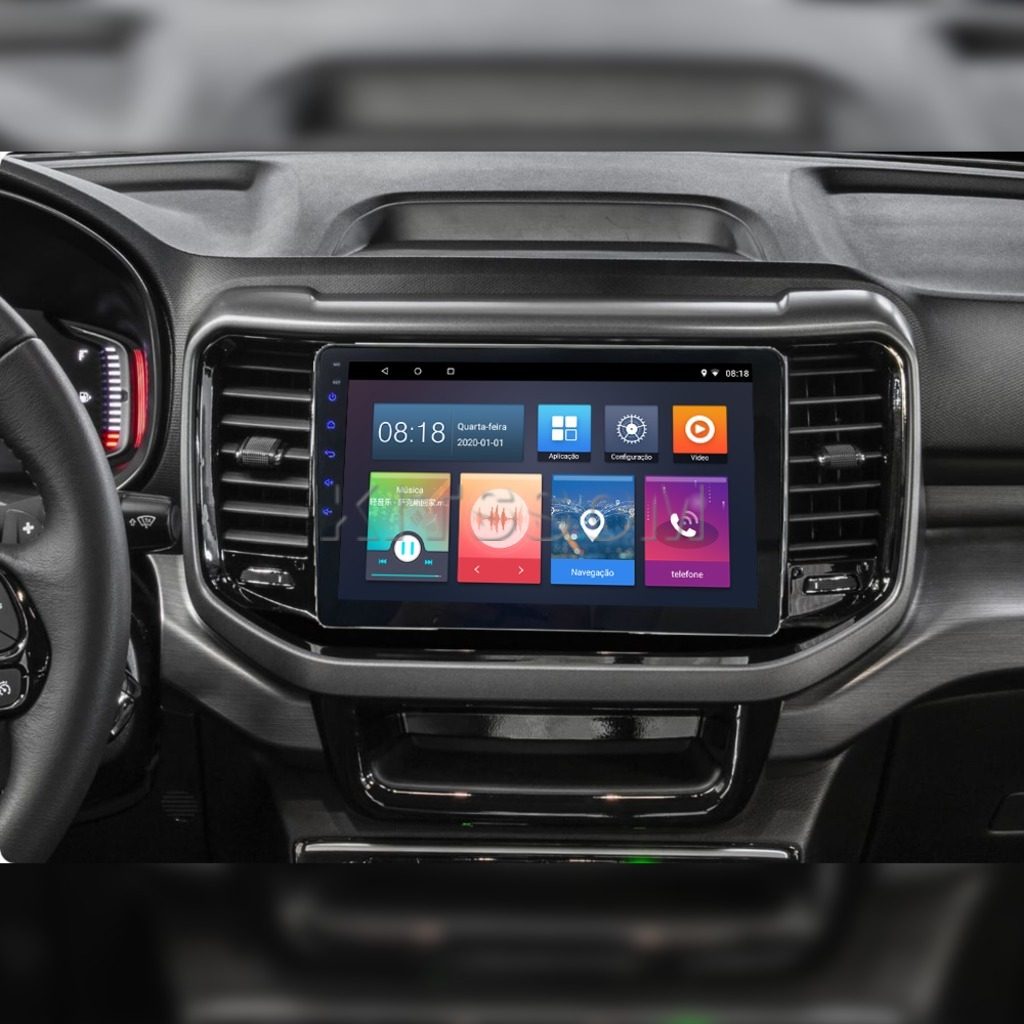 Multimídia Fiat Toro 2022 2023 2024 V2 Carplay 9"-V2 CAR AUDIO-Kitssom