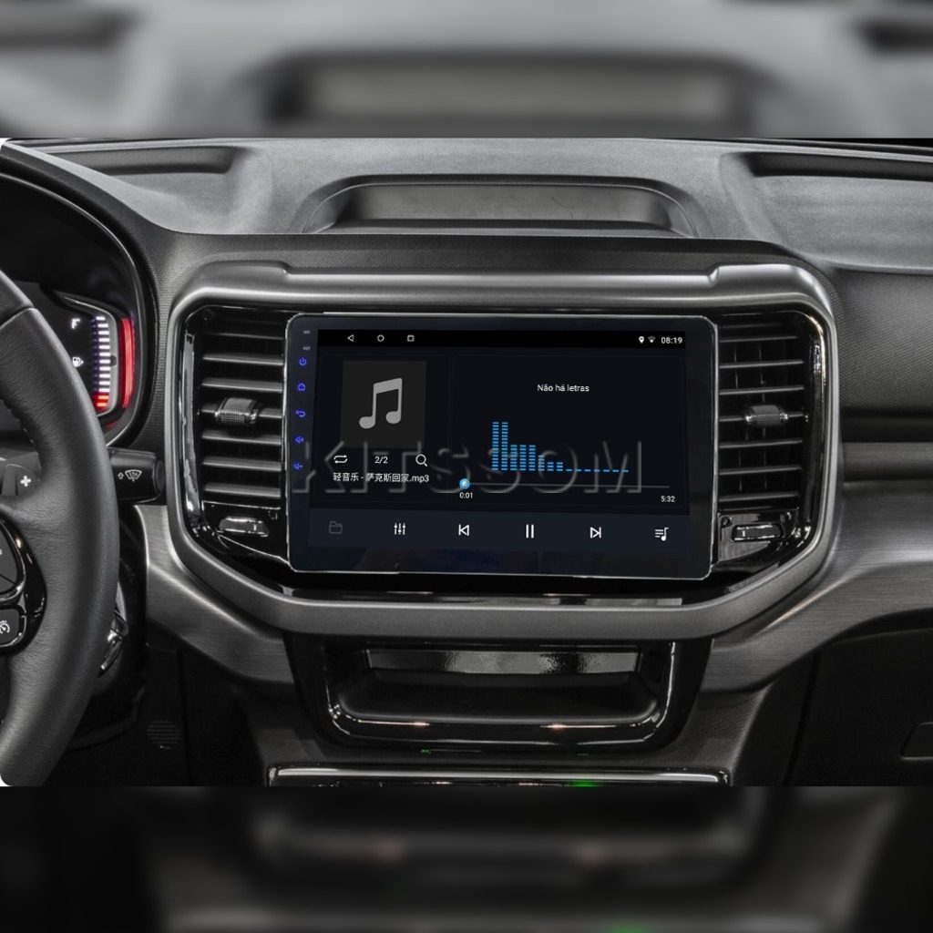Multimídia Fiat Toro 2022 2023 2024 V2 Carplay 9"-V2 CAR AUDIO-Kitssom