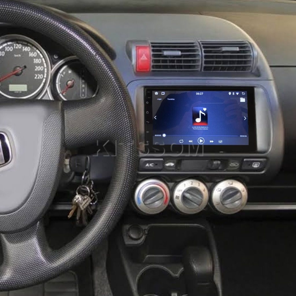 Multimídia Fit 2003 2004 2005 2006 2007 2008 V2 Carplay 7"-V2 CAR AUDIO-Kitssom