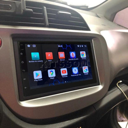Multimídia Fit 2007 2008 2009 2010 2011 2012 2013 V2 Carplay 7"-V2 CAR AUDIO-Kitssom