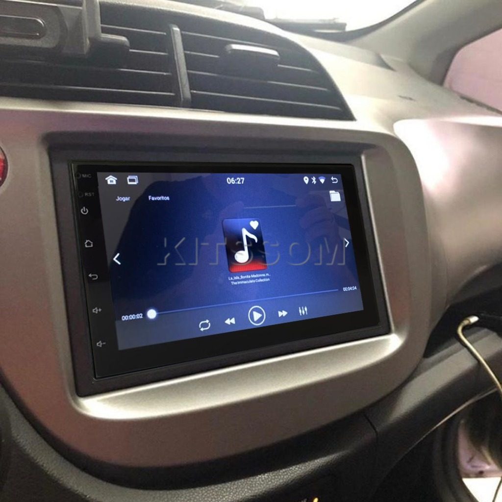 Multimídia Fit 2007 2008 2009 2010 2011 2012 2013 V2 Carplay 7"-V2 CAR AUDIO-Kitssom