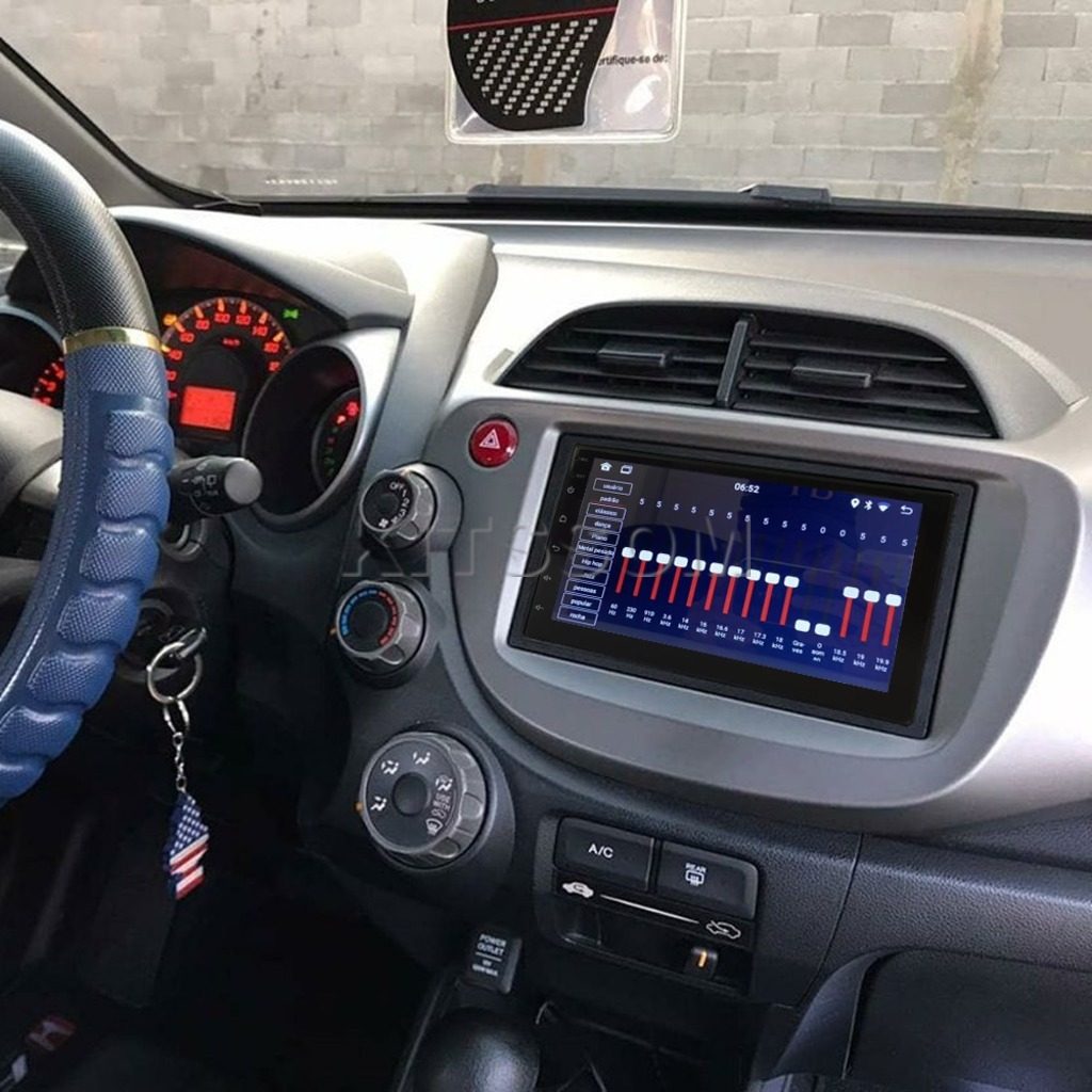 Multimídia Fit 2007 2008 2009 2010 2011 2012 2013 V2 Carplay 7"-V2 CAR AUDIO-Kitssom