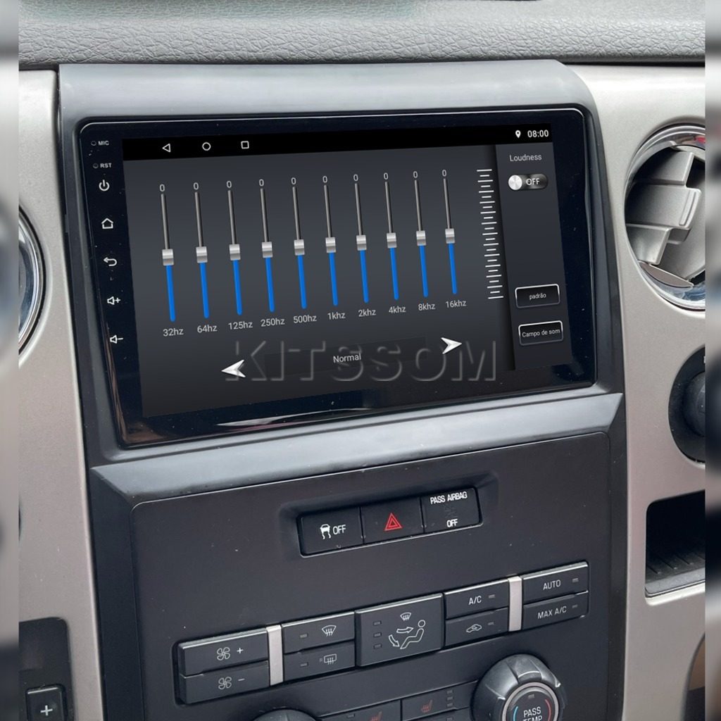 Multimídia Ford F150 2010 2011 2012 2013 2014 V2 Carplay 9" 2008 2009-V2 CAR AUDIO-Kitssom