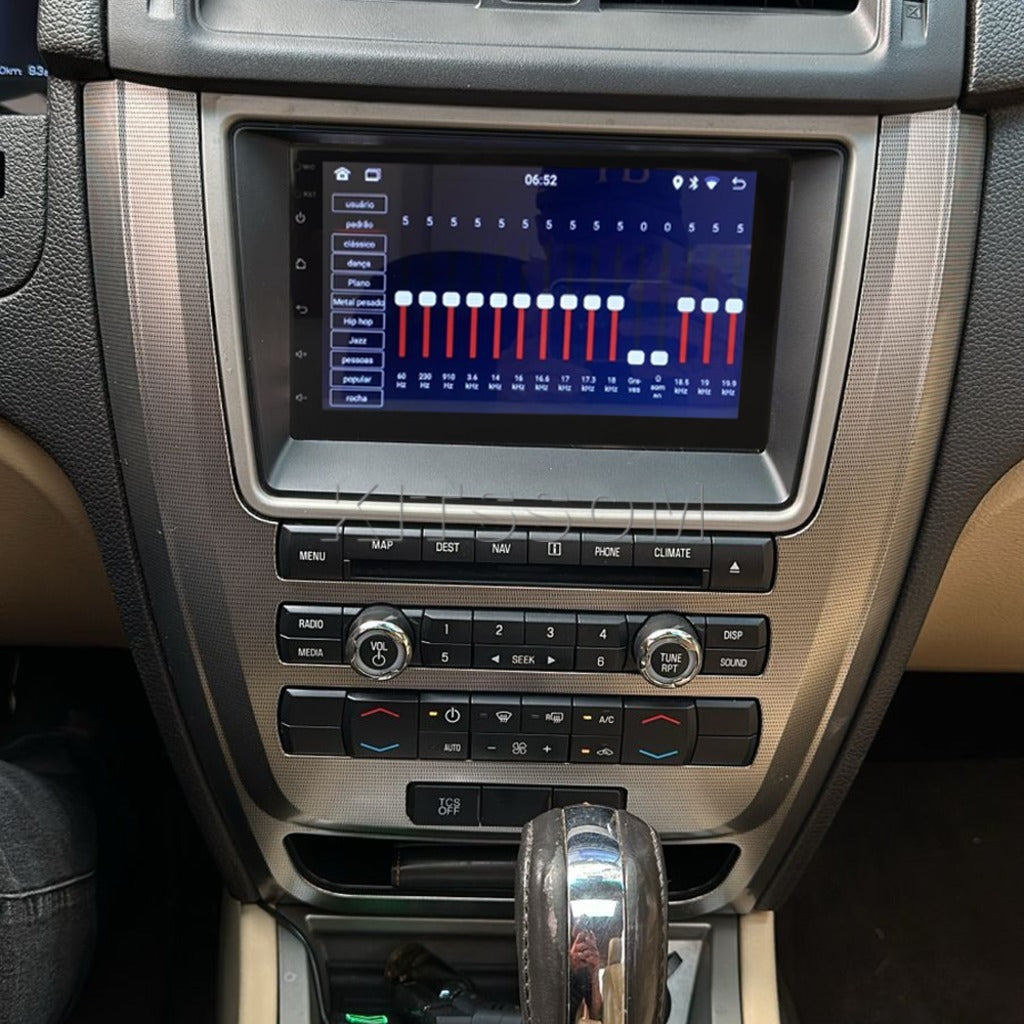 Multimídia Ford Fusion Hybrid 2010 2011 2012 V2 Carplay 7"-V2 CAR AUDIO-Kitssom