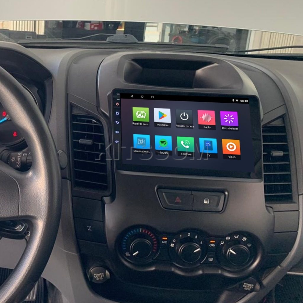 Multimídia Ford Ranger 2012 2013 2014 2015 V2 Carplay 9"-V2 CAR AUDIO-Kitssom