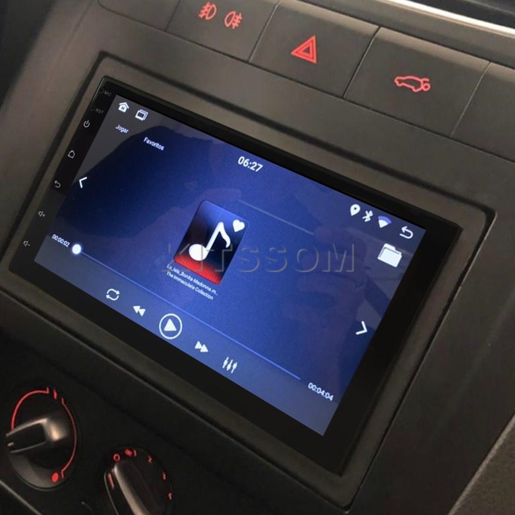 Multimídia Volkswagen Fox 2010 2011 2012 2013 V2 Carplay 7"-V2 CAR AUDIO-Kitssom