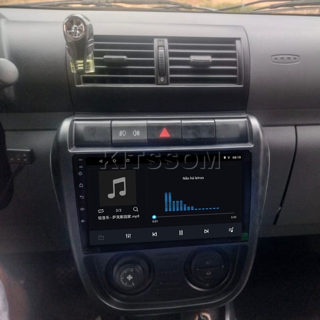 Multimídia Crossfox 2004 2005 2006 2007 2008 2009 V2 Carplay 9" 2003-V2 CAR AUDIO-Kitssom
