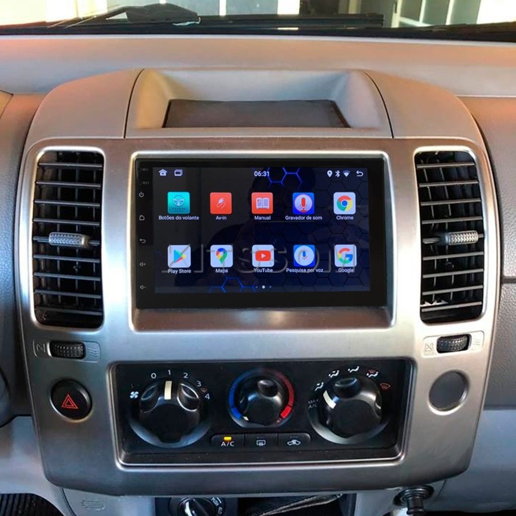 Multimídia Frontier 2009 2010 2011 2012 2013 2014 V2 Carplay 7" 2008-V2 CAR AUDIO-Kitssom