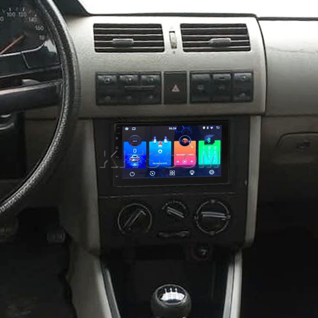 Multimídia Gol G3 2000 2001 2002 2003 2004 2005 V2 Carplay 7" 1999-V2 CAR AUDIO-Kitssom