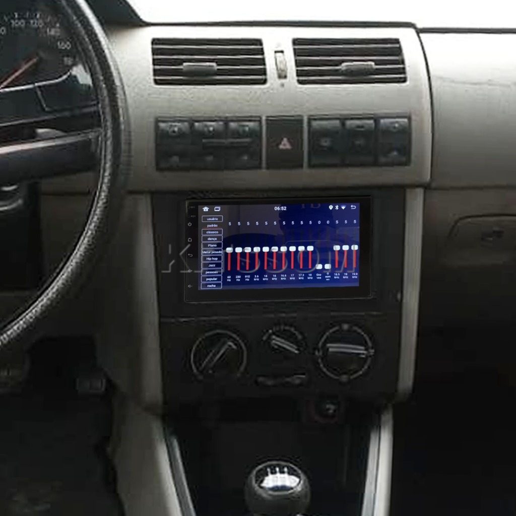Multimídia Saveiro G3 2001 2002 2003 2004 2005 V2 Carplay 7" 1999 2000-V2 CAR AUDIO-Kitssom