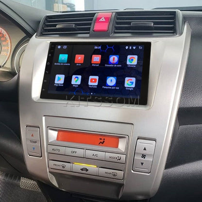 Multimídia Honda City 2011 2012 2013 2014 AC DIG V2 Carplay 7" 2008 2009 2010-V2 CAR AUDIO-Kitssom