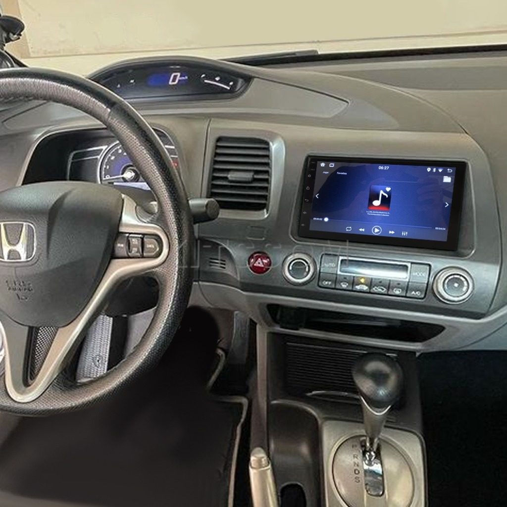 Multimídia Honda Civic G8 2008 2009 2010 2011 V2 Carplay 7" 2007-V2 CAR AUDIO-Kitssom