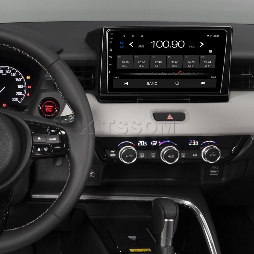 Multimídial Honda HRV 2022 2023 V2 Carplay 9"-V2 CAR AUDIO-Kitssom