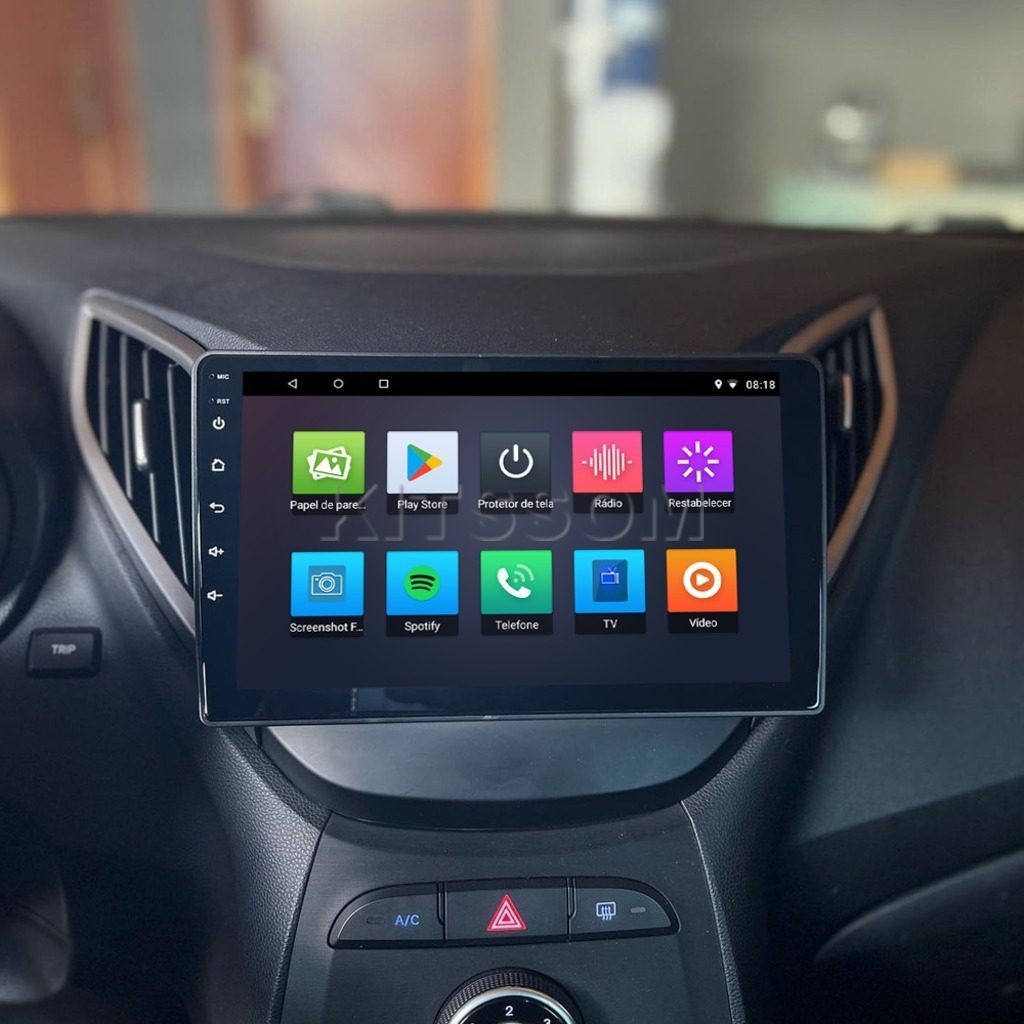Multimídia HB20 2014 2015 2016 2017 2018 2019 V2 Carplay 9" 2012 2013-V2 CAR AUDIO-Kitssom