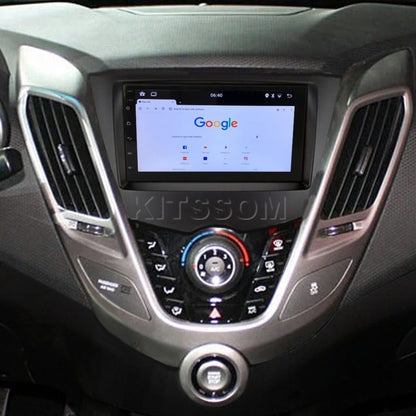 Multimídia Hyundai Veloster 2014 2015 2016 2017 V2 Carplay 7" 2011 2012 2013-V2 CAR AUDIO-Kitssom