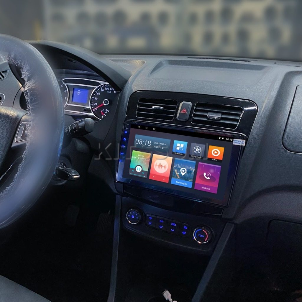 Multimídia Jac T3 2013 2014 2015 2016 V2 Carplay 9"-V2 CAR AUDIO-Kitssom
