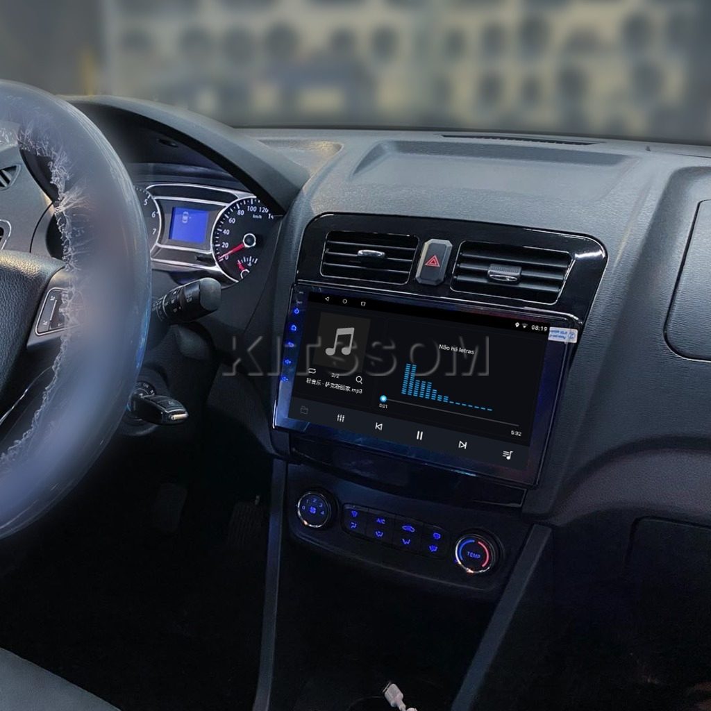 Multimídia Jac T3 2013 2014 2015 2016 V2 Carplay 9"-V2 CAR AUDIO-Kitssom