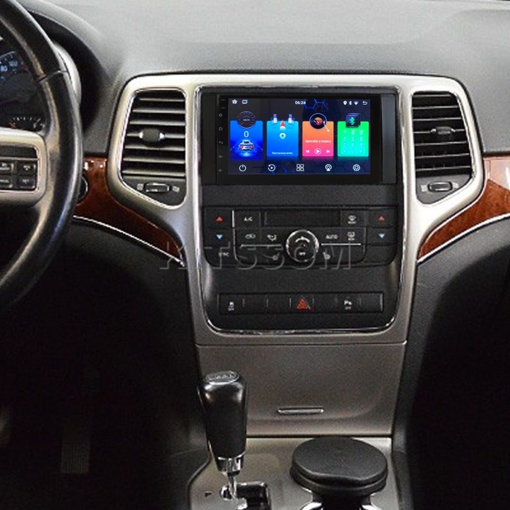 Multimídia Jeep Cherokee 2011 2012 2013 2014 V2 Carplay 7"-V2 CAR AUDIO-Kitssom