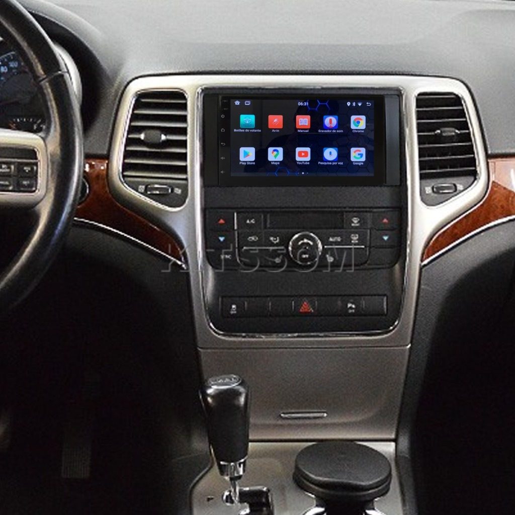 Multimídia Jeep Cherokee 2011 2012 2013 2014 V2 Carplay 7"-V2 CAR AUDIO-Kitssom