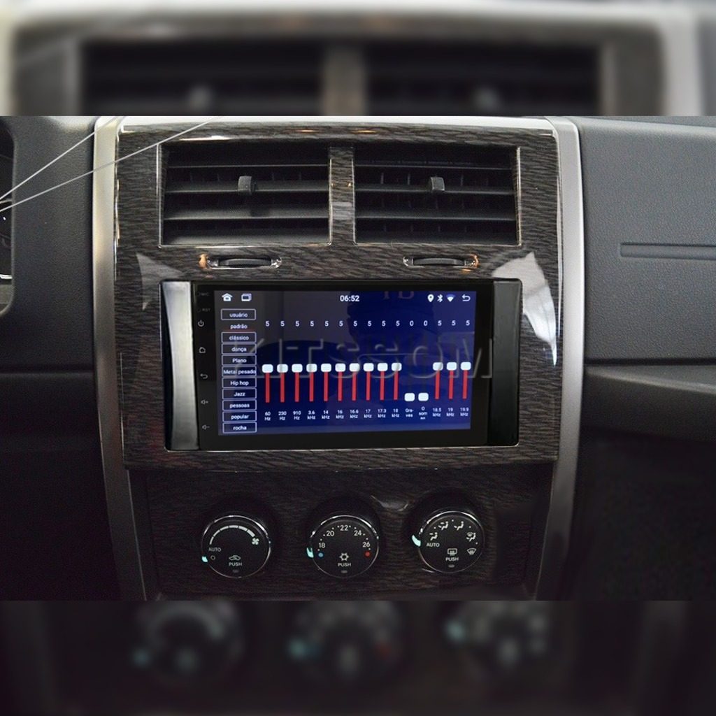 Multimídia Jeep Cherokee Sport 2010 2011 2012 V2 Carplay 7" 2008 2009-V2 CAR AUDIO-Kitssom