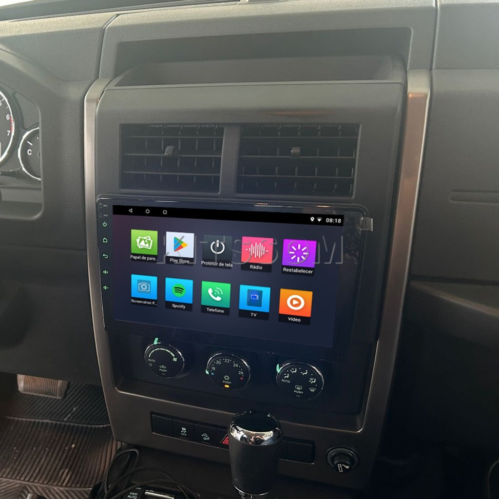 Multimídia Jeep Cherokee Sport 2009 2010 2011 2012 V2 Carplay 9" 2008-V2 CAR AUDIO-Kitssom