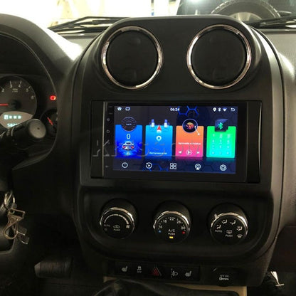 Multimídia Jeep Compass 2011 2012 2013 2014 2015 V2 Carplay 7"-V2 CAR AUDIO-Kitssom