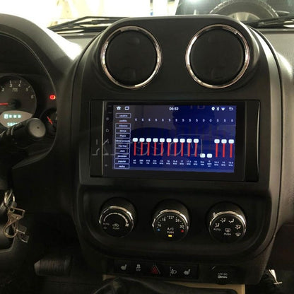Multimídia Jeep Compass 2011 2012 2013 2014 2015 V2 Carplay 7"-V2 CAR AUDIO-Kitssom