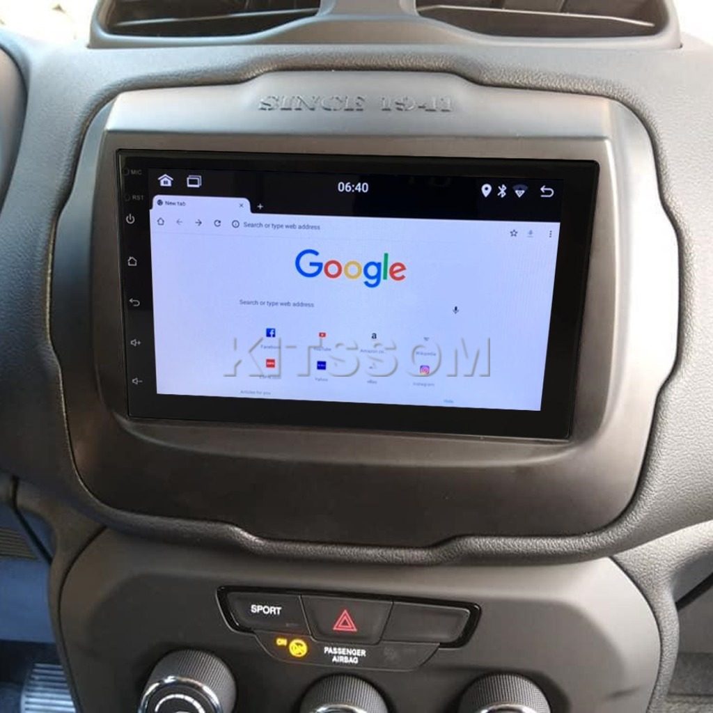 Multimídia Jeep Renegade 2019 2020 2021 2022 2023 V2 Carplay 7" 2015 2016 2017 2018-V2 CAR AUDIO-Kitssom
