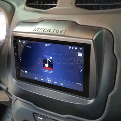 Multimídia Jeep Renegade 2019 2020 2021 2022 2023 V2 Carplay 7" 2015 2016 2017 2018-V2 CAR AUDIO-Kitssom