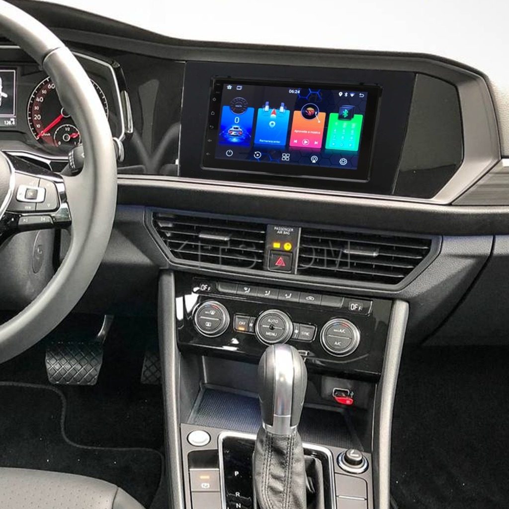 Multimídia Jetta 2018 2019 2020 2021 2022 2023 V2 Carplay 7"-V2 CAR AUDIO-Kitssom