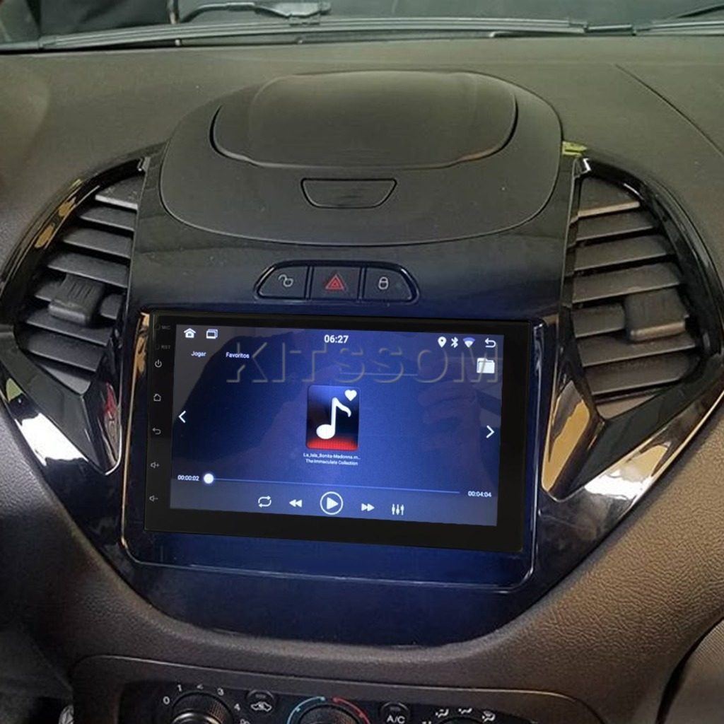 Multimídia Ford Ka 2014 2015 2016 2017 V2 Carplay 7"-V2 CAR AUDIO-Kitssom