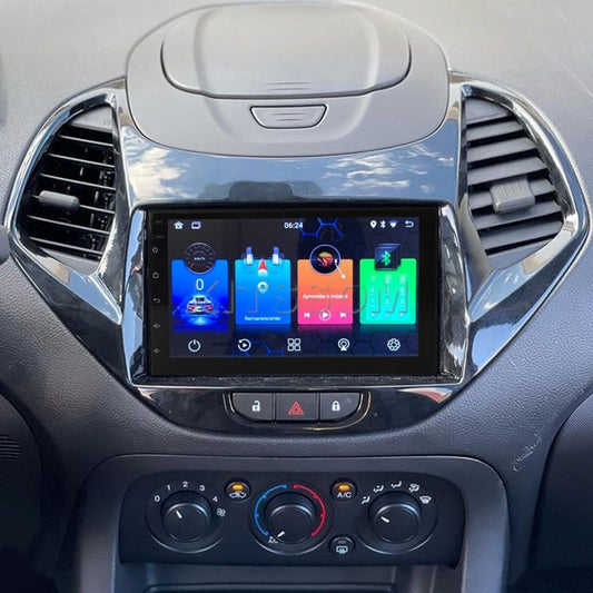Multimídia Ford Ka 2018 2019 2020 2021 V2 Carplay 7"-V2 CAR AUDIO-Kitssom
