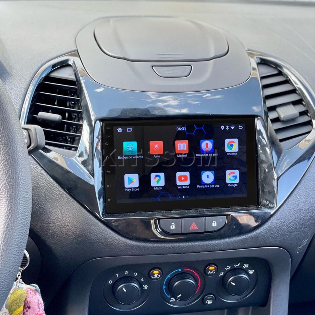 Multimídia Ford Ka 2018 2019 2020 2021 V2 Carplay 7"-V2 CAR AUDIO-Kitssom