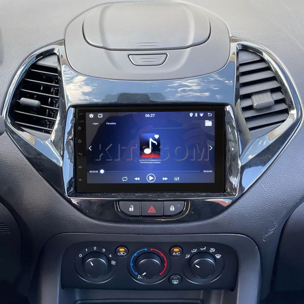 Multimídia Ford Ka 2018 2019 2020 2021 V2 Carplay 7"-V2 CAR AUDIO-Kitssom