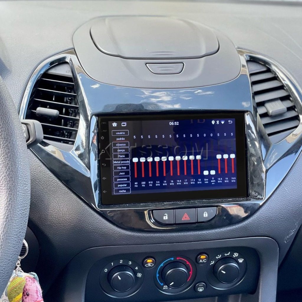 Multimídia Ford Ka 2018 2019 2020 2021 V2 Carplay 7"-V2 CAR AUDIO-Kitssom