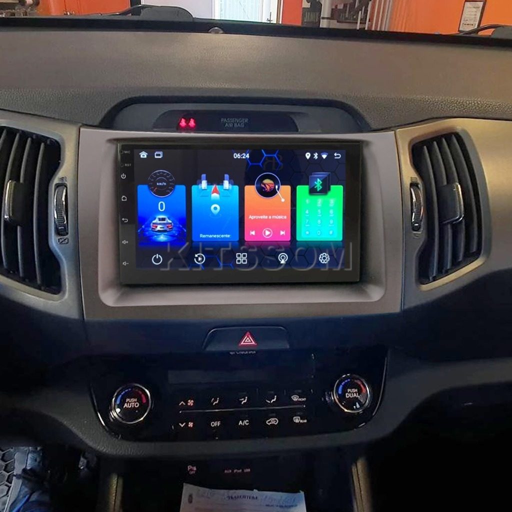 Multimídia Kia Sportage 2011 2012 2013 2014 2015 V2 Carplay 7" 2010-V2 CAR AUDIO-Kitssom